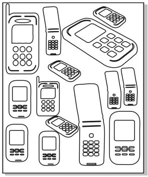 Mini Mobile phones 100 x 120